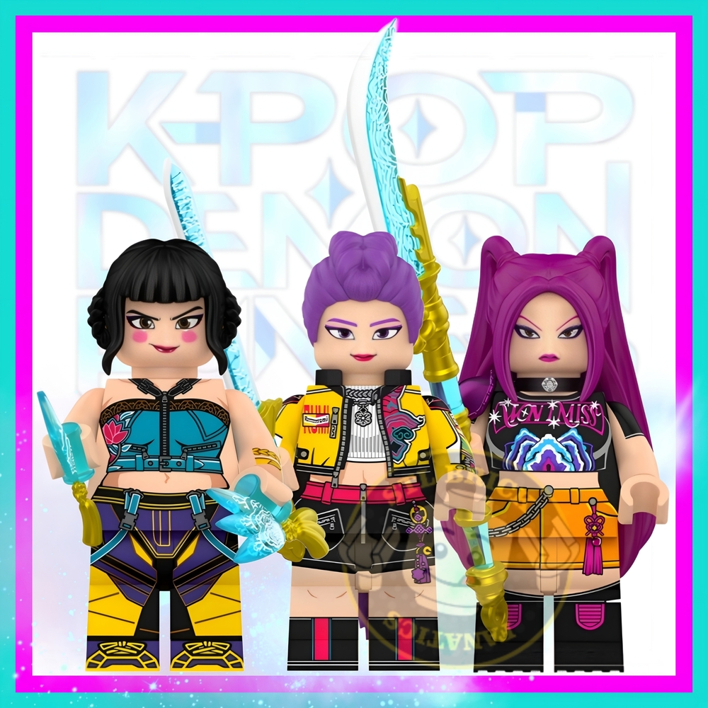 Colorful Building Block Minifigures Set